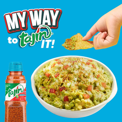 Travel-Friendly Tajín Reduced Sodium 5 oz Bottle for Beach Picnics, Tailgates, and Park Snacks