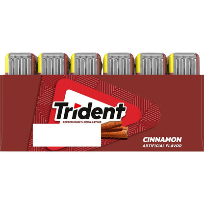 Trident Spearmint Sugar-Free Chewing Gum – Daily Oral Care Ritual with Xylitol for Cavity Protection