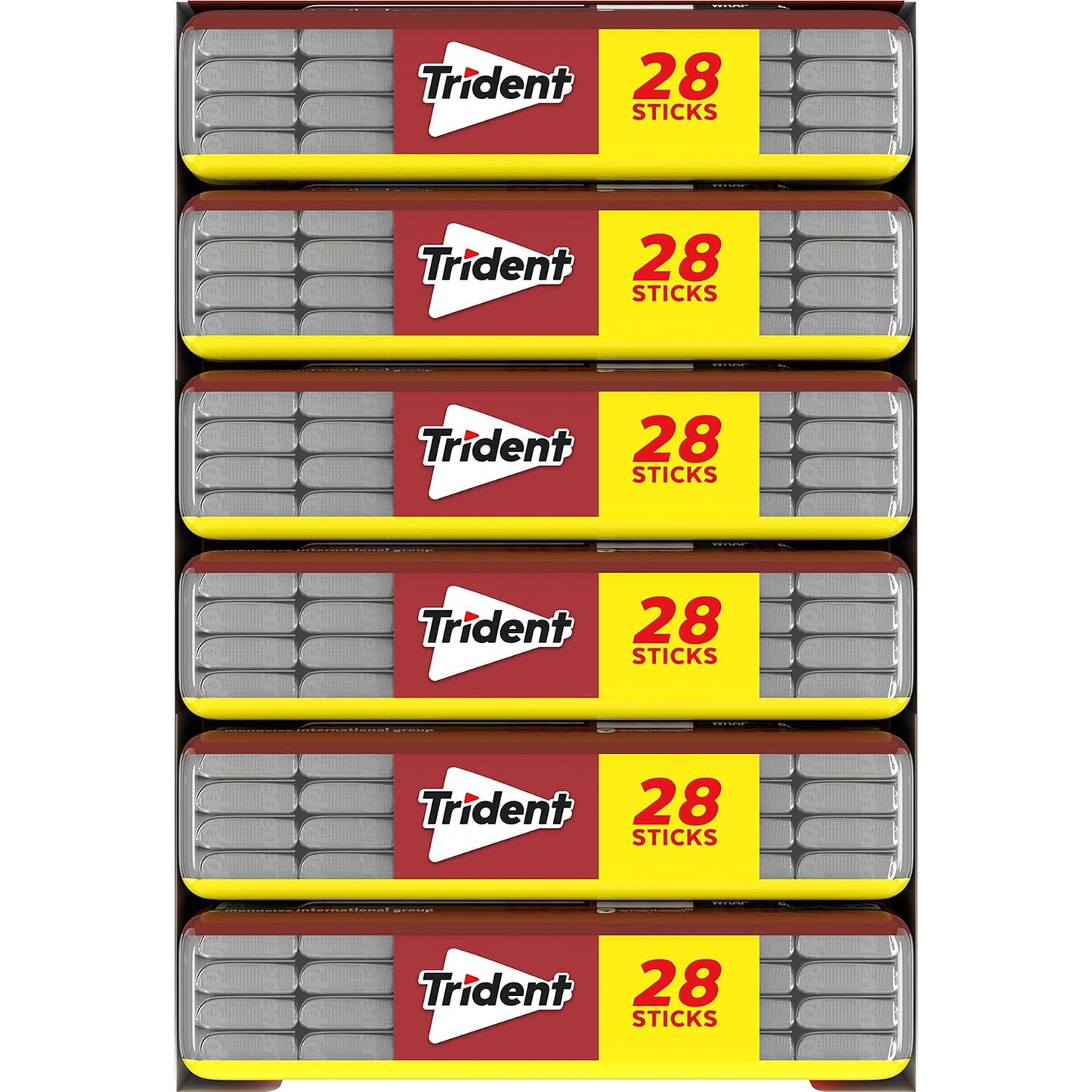 Trident Spearmint Sugar-Free Chewing Gum – Daily Oral Care Ritual with Xylitol for Cavity Protection