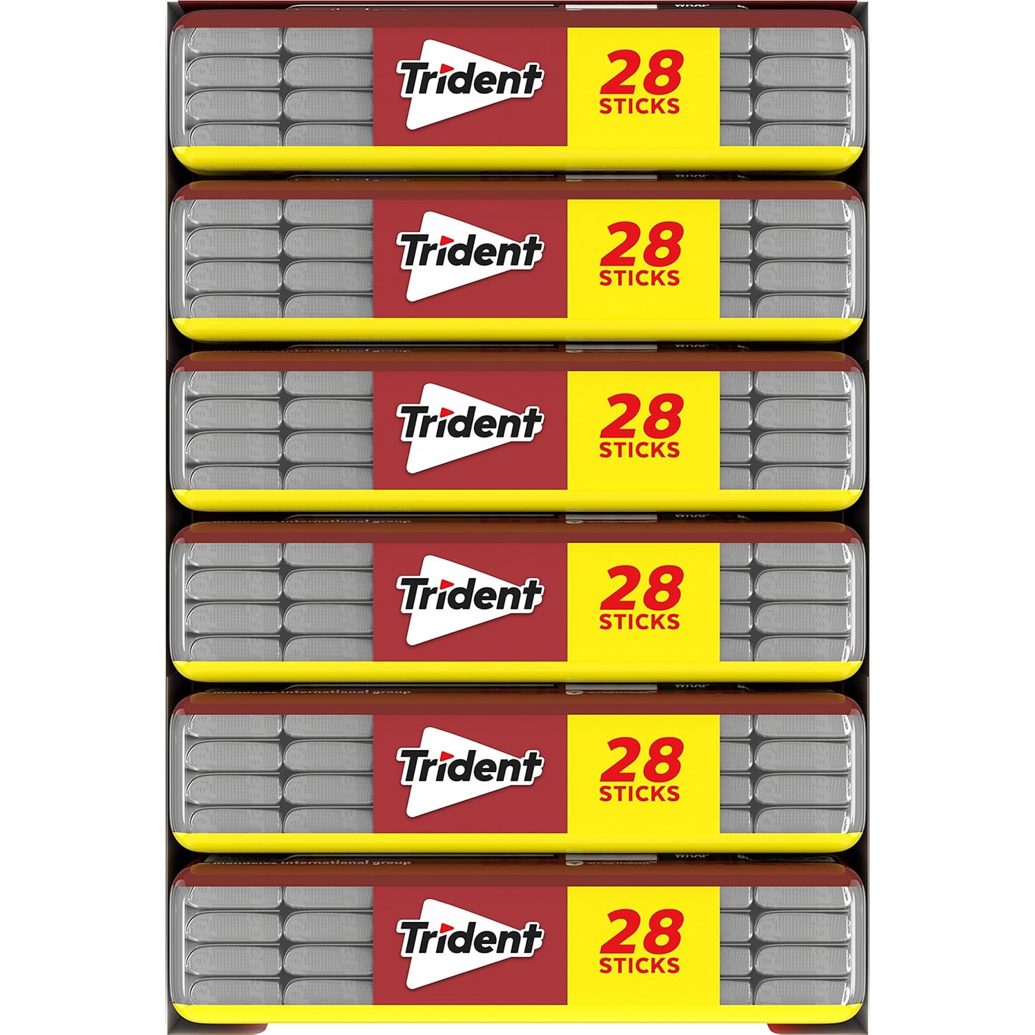 Trident Spearmint Sugar-Free Chewing Gum – Daily Oral Care Ritual with Xylitol for Cavity Protection