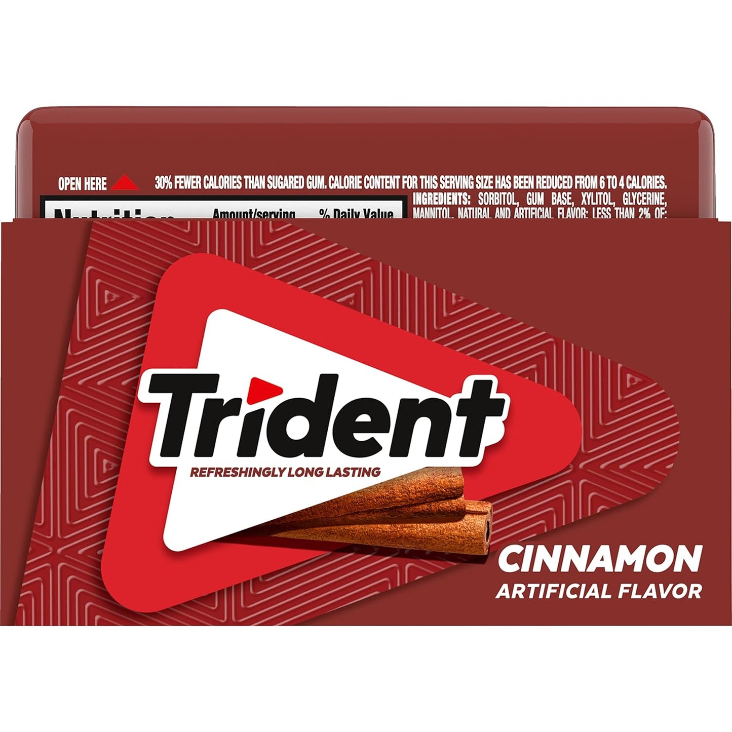 Trident Spearmint Sugar-Free Chewing Gum – Daily Oral Care Ritual with Xylitol for Cavity Protection