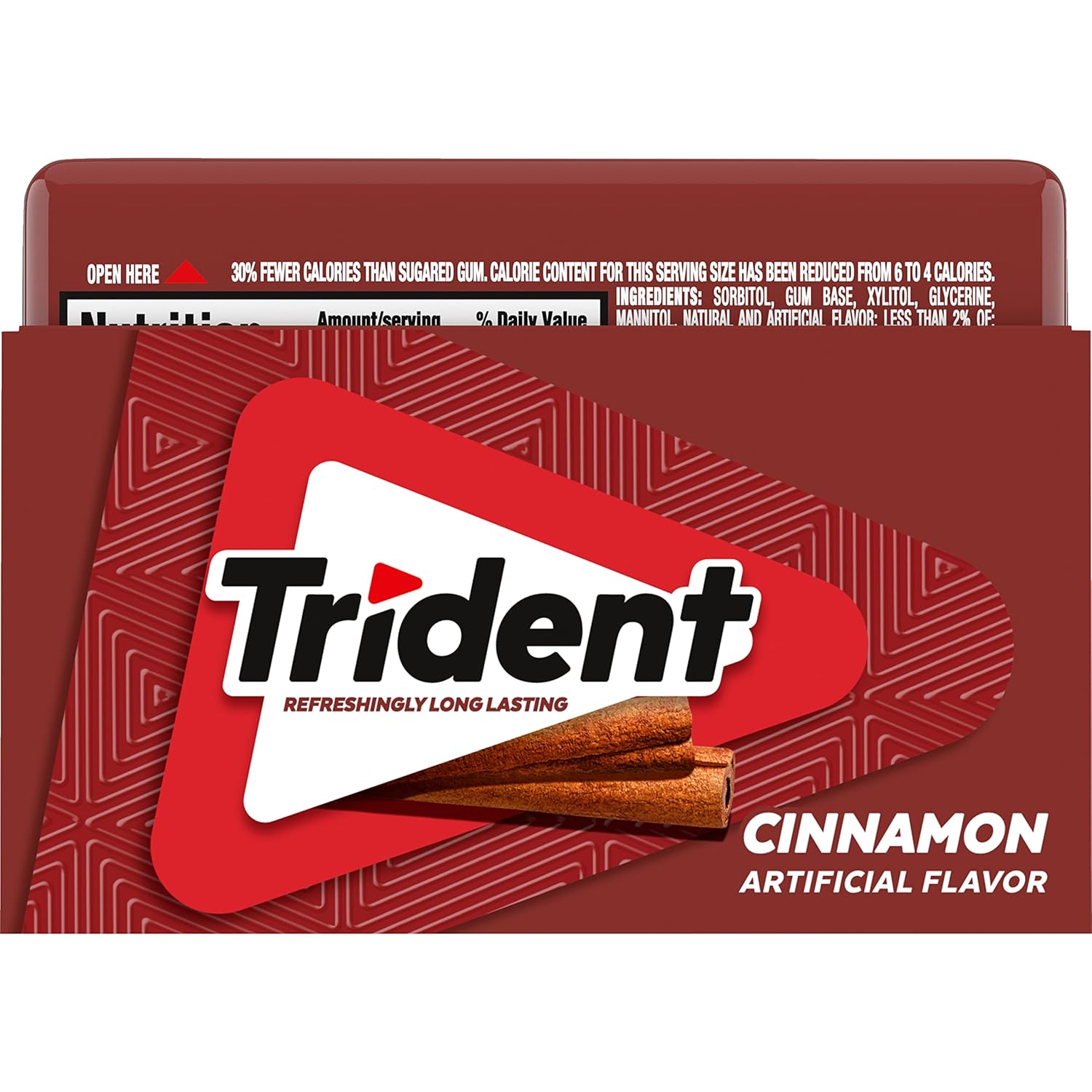 Trident Spearmint Sugar-Free Chewing Gum – Daily Oral Care Ritual with Xylitol for Cavity Protection