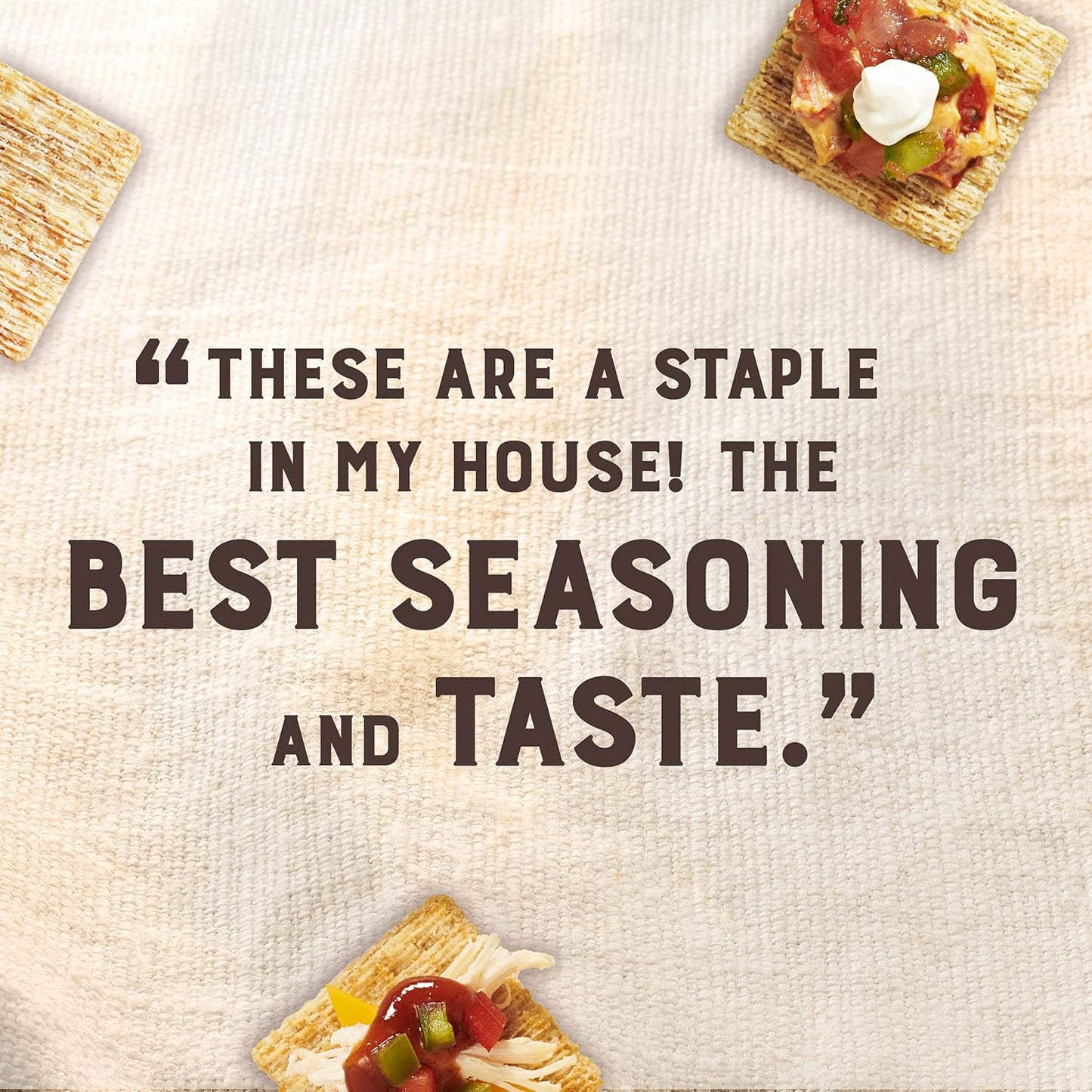 Triscuit Cracked Pepper & Olive Oil Crackers – Hearty Base for Build-Your-Own Mini Cracker Sandwiches