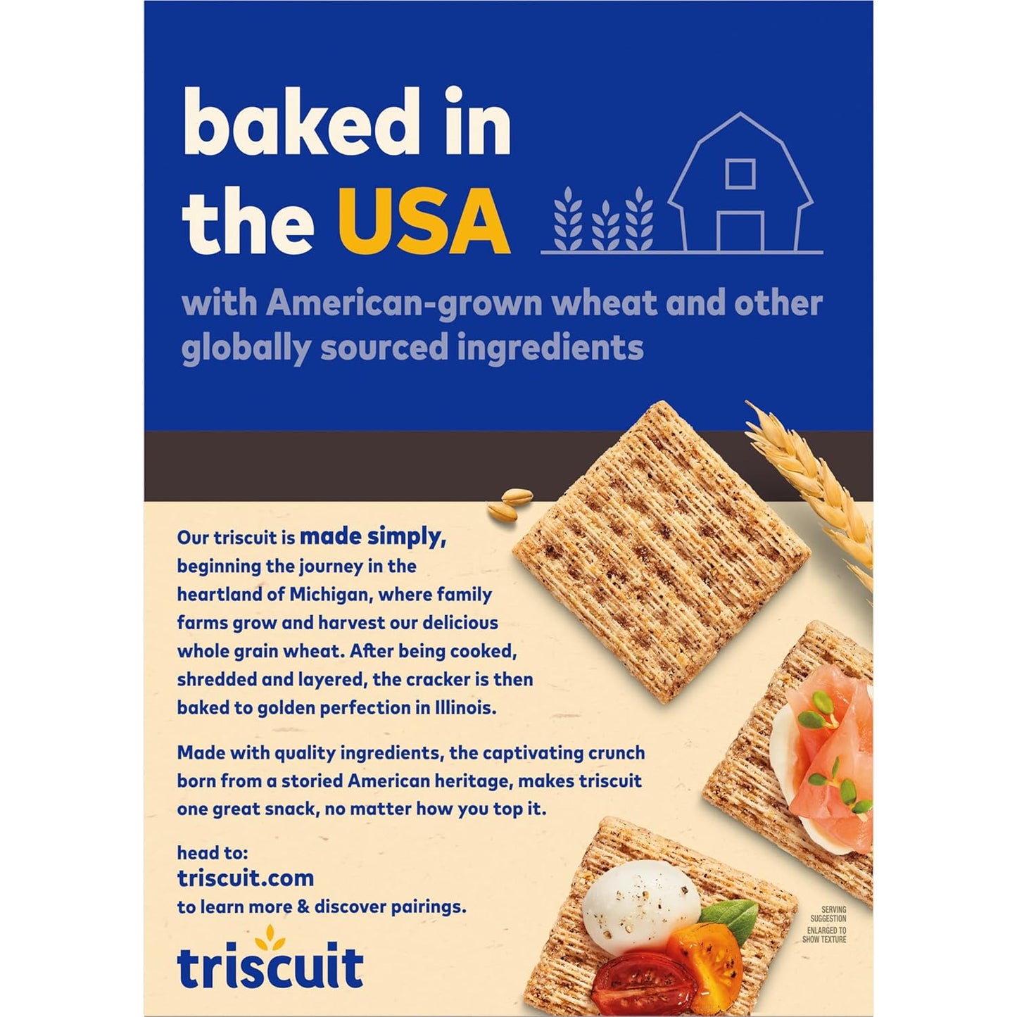 Triscuit Cracked Pepper & Olive Oil Crackers – Hearty Base for Build-Your-Own Mini Cracker Sandwiches