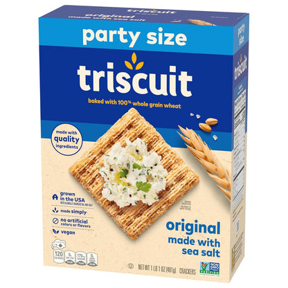Triscuit Original Baked Crackers – Travel-Friendly Crunch for Outdoor Dining