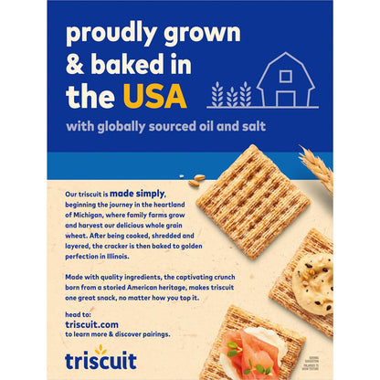 Triscuit Original Baked Crackers – Travel-Friendly Crunch for Outdoor Dining