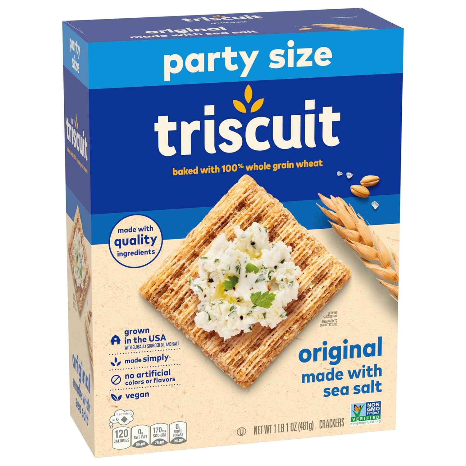 Triscuit Original Baked Crackers – Travel-Friendly Crunch for Outdoor Dining