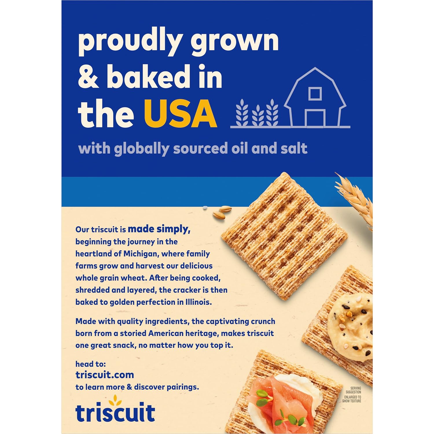 Triscuit Original Whole Grain Wheat Crackers – Family Pack Woven Crackers for Kids Lunch and After School, 12.5 oz