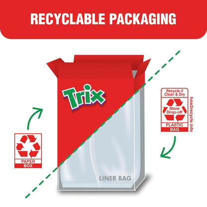 Trix Fruity Cereal – Daily Whole Grain Breakfast with Added Vitamins for Health-Conscious Families