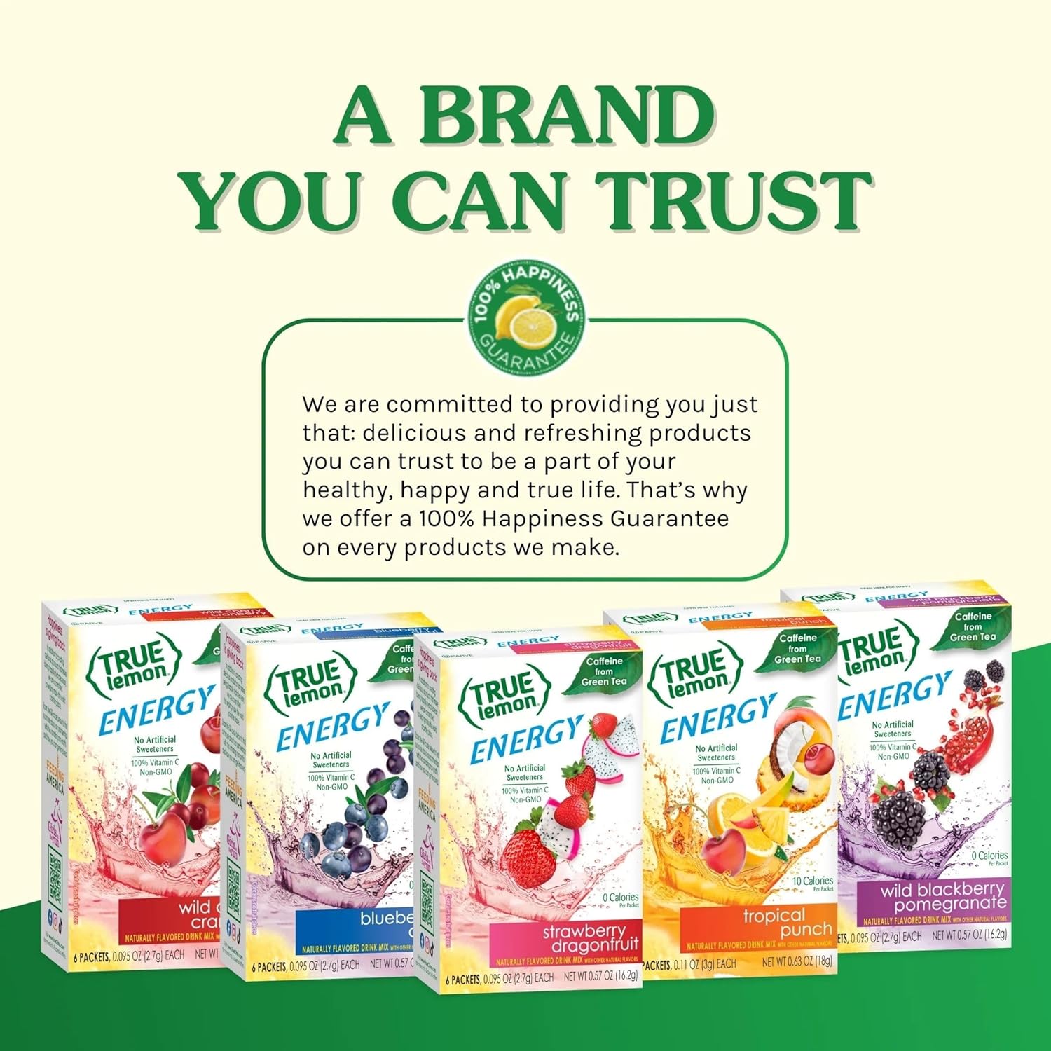 True Lemon Energy Blueberry Acai – Portable Energy Packets to Replace Coffee Jitters at the Corporate Desk