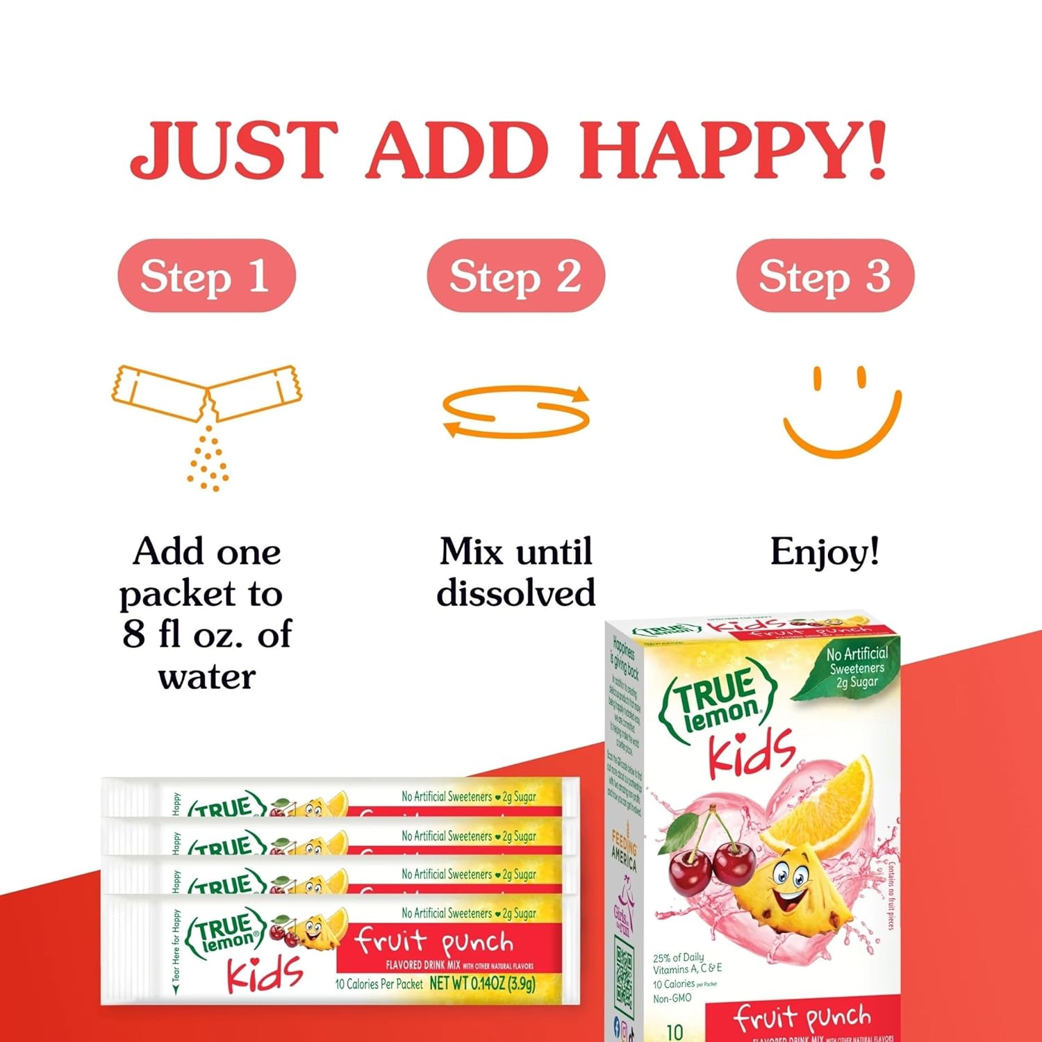 True Lemon Stevia Hydration Packets – Fun and Functional Stocking Stuffer Gift for Busy Moms