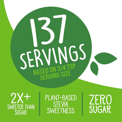 Truvia Refill-Bag Sweetener, Plant-Based – Less-Waste Format for the Streamlined Coffee Station