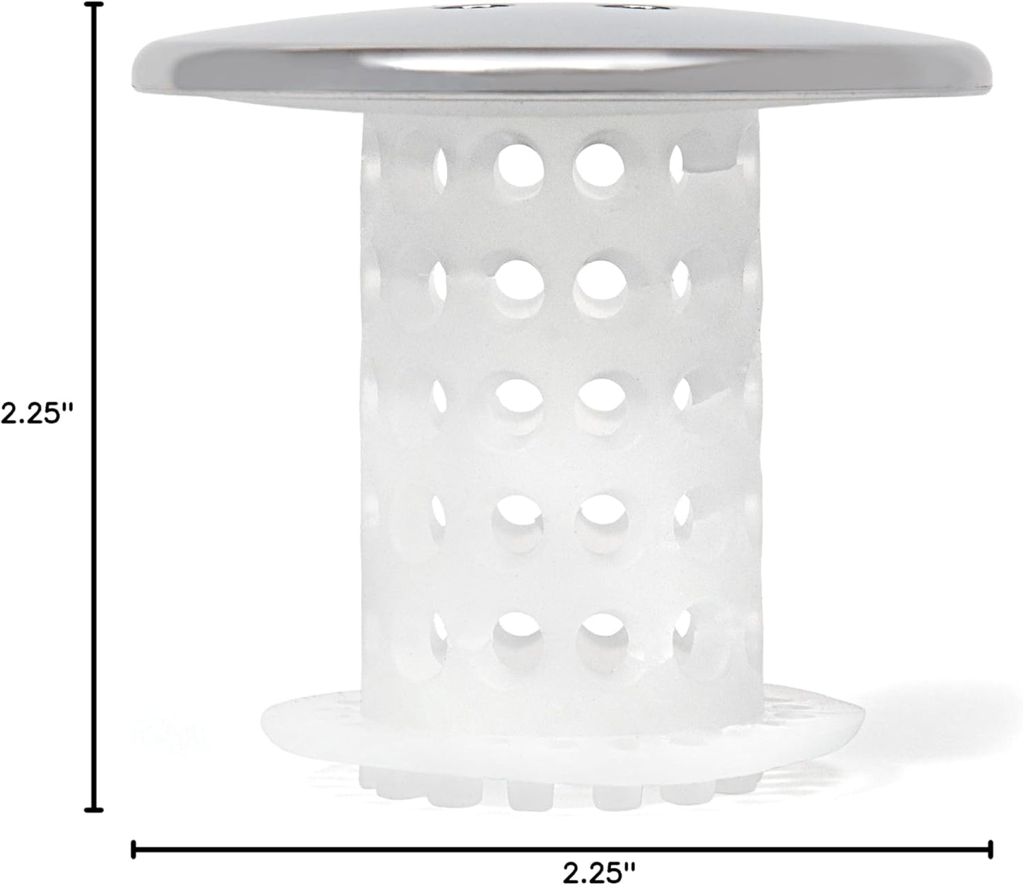 TubShroom Shower Drain Hair Catcher - Useful Birthday Gift for Mom, Wife, or Friend With Long Hair