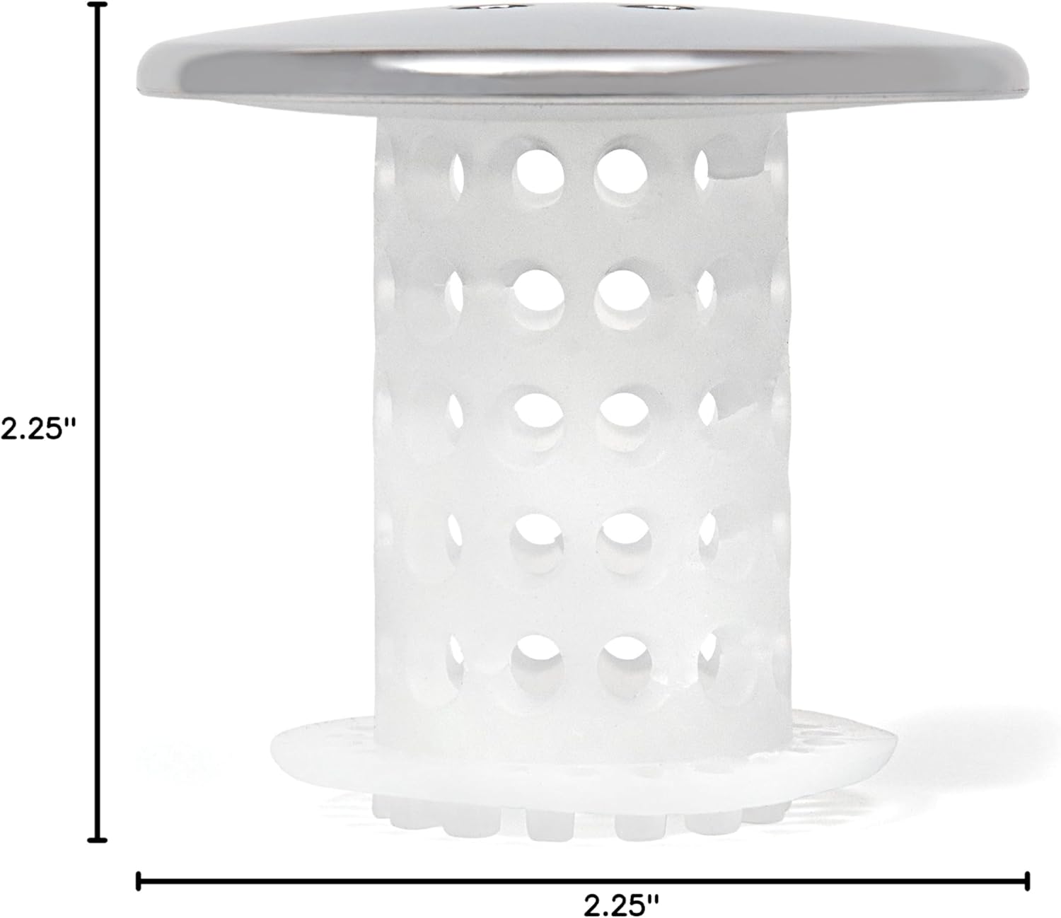 TubShroom Shower Drain Hair Catcher - Useful Birthday Gift for Mom, Wife, or Friend With Long Hair