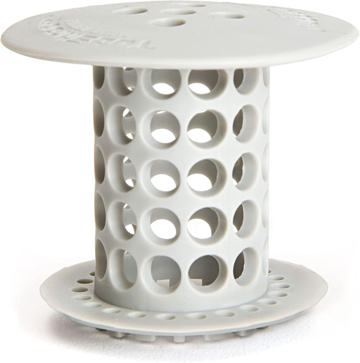 TubShroom Unobtrusive Tub Drain Strainer for Capsule Bathroom Spaces, Neutral Hair Catcher for Effortless Maintenance