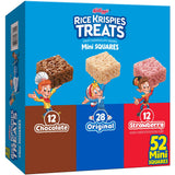 Rice Krispies Treats Mini Squares – Break Room and Office Pantry Snack, 45 Calorie Mini Bars for Workday Energy, 52 Count