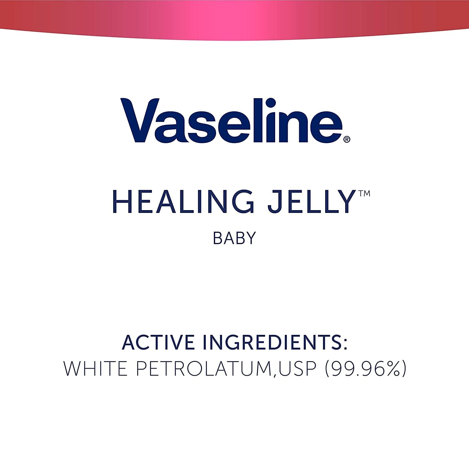 Vaseline Baby Skincare Petroleum Jelly 4-Pack – Heartfelt Newborn Home Visit Gift for Growing Families