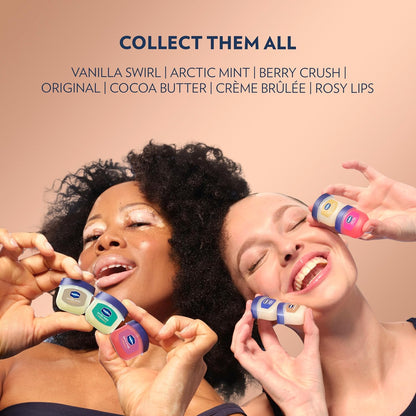 Vaseline Lip Therapy Mini Tin 2 Pack – Thoughtful Stocking Stuffer Gift for Mom, Cocoa Butter Hydrating Balm