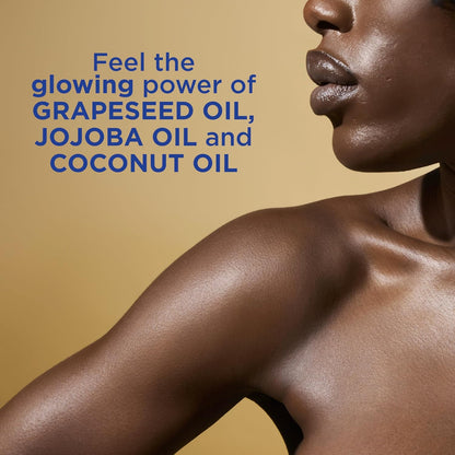 Vaseline Radiant X Replenishing Body Oil, Dermatologist Co-Created Premium Glow Oil for Elevated Vanity