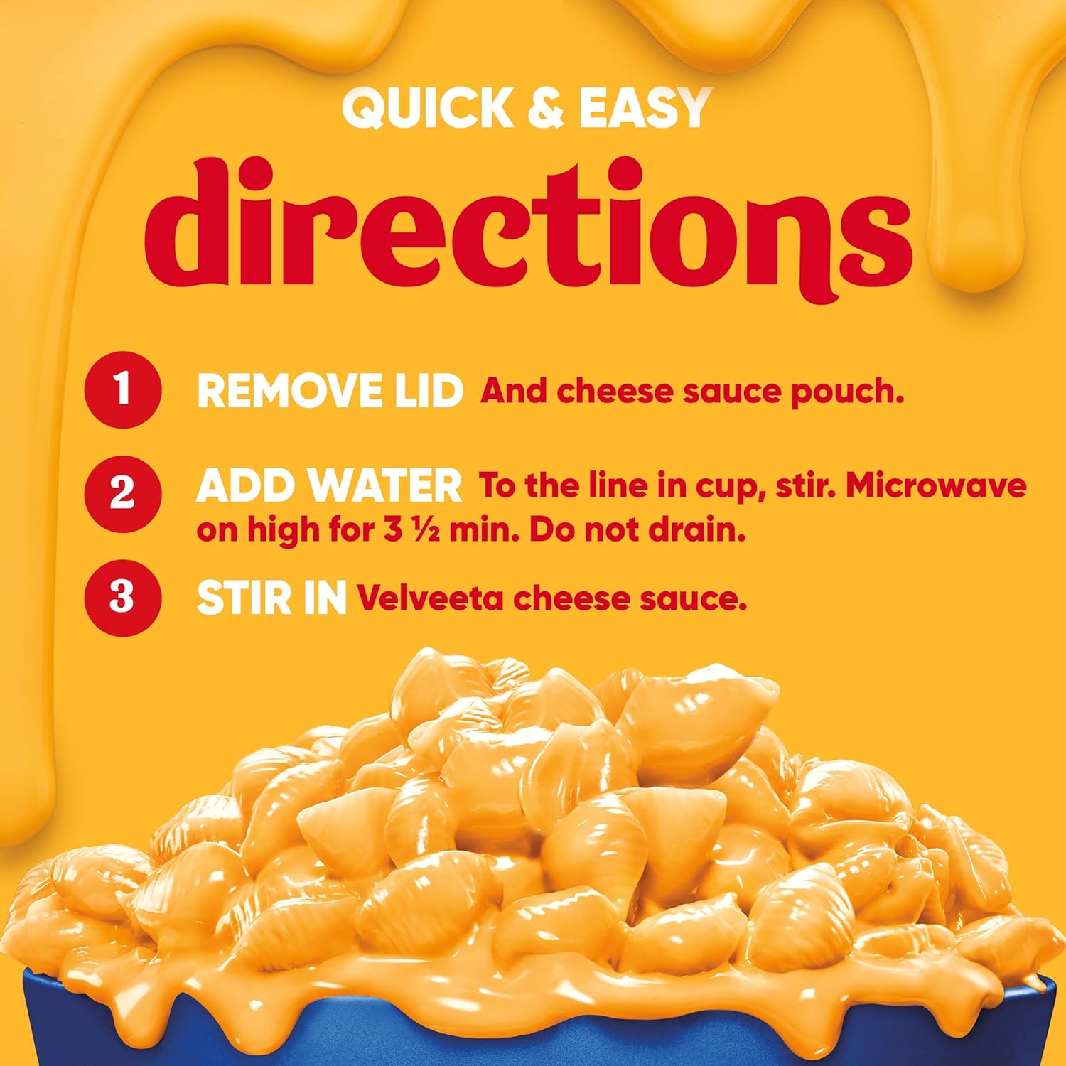 Velveeta Shells & Cheese Original Microwaveable Cup – No-Cleanup Cubicle Lunch for Busy Workdays, 8 ct Box