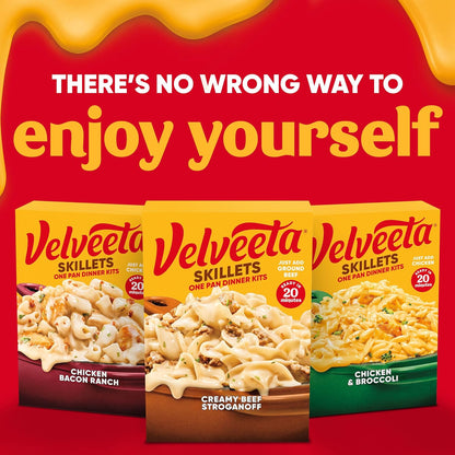 Velveeta Skillets One-Pan Skillet – Fast Cheesy Dinner for College Dorms and First Apartments