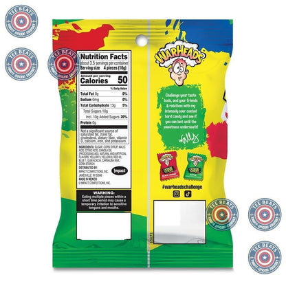 WARHEADS Sour Candy Variety Gift Pack - Fun Shareable Snack for Friends, Coworkers, and Family - 3 Pack