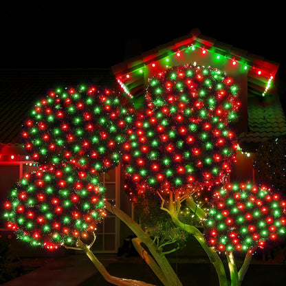 WBao Christmas Net Lights – Christmas Gift for Parents Who Love Effortless Outdoor Decorating