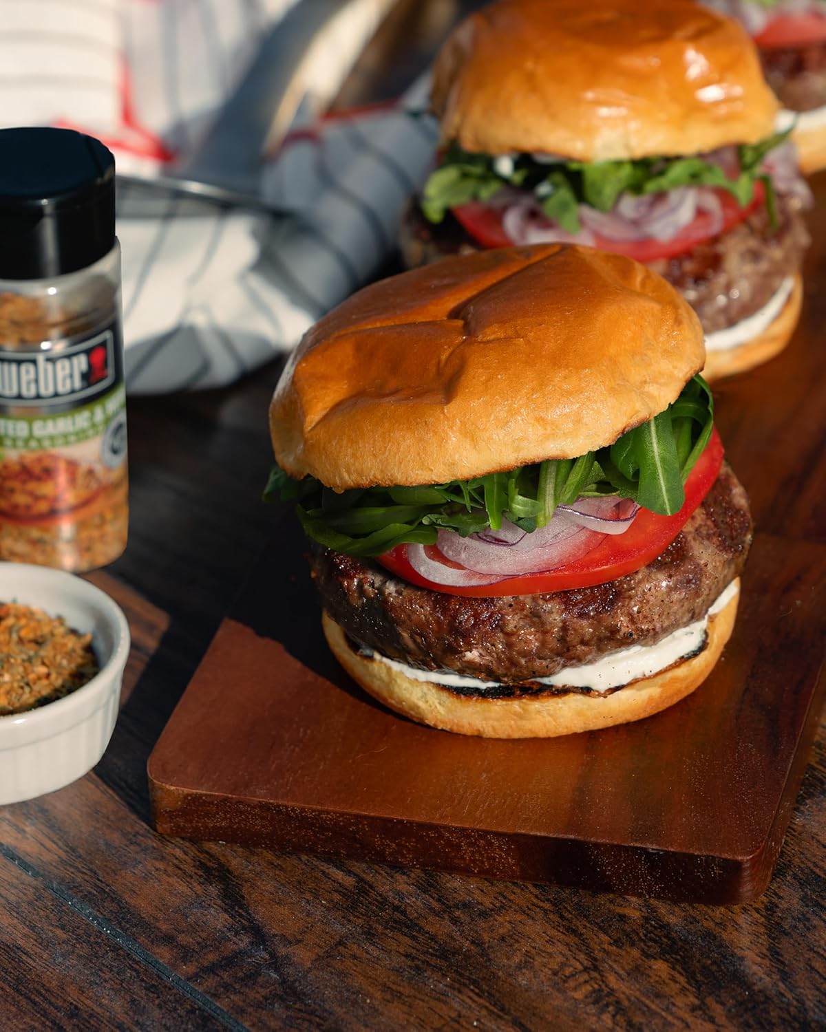 Weber Roasted Garlic & Herb Seasoning – Sentimental Father's Day Gift for Dads Who Love to Grill