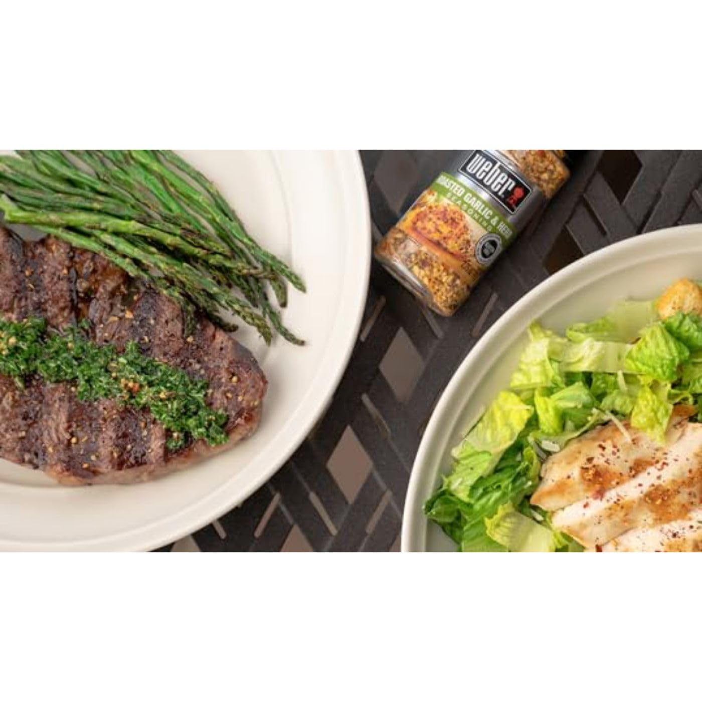 Weber Roasted Garlic & Herb Seasoning – Sentimental Father's Day Gift for Dads Who Love to Grill
