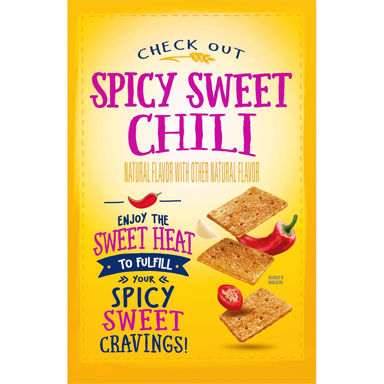Wheat Thins Spicy Sweet Chili Crackers – Shareable Snack Pack for Patio Parties, Picnic Baskets, and Park Hangouts, 8.5 oz