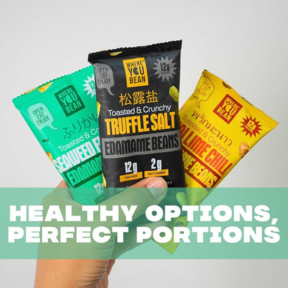 Where You Bean Furikake Edamame Snack – Low-Carb Crunchy Energy for Busy Professionals and Home Office Cravings