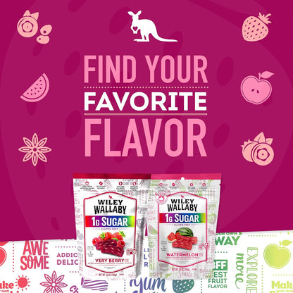 Wiley Wallaby Soft Chewy Licorice – Allergy-Friendly Resealable Bag for Playdate Sharing
