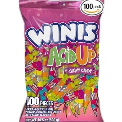 Winis 30-Piece Taffy Candy Bag – Ready-to-Give Mexican Candy for Valentine's Day, Easter, and Birthday Treats