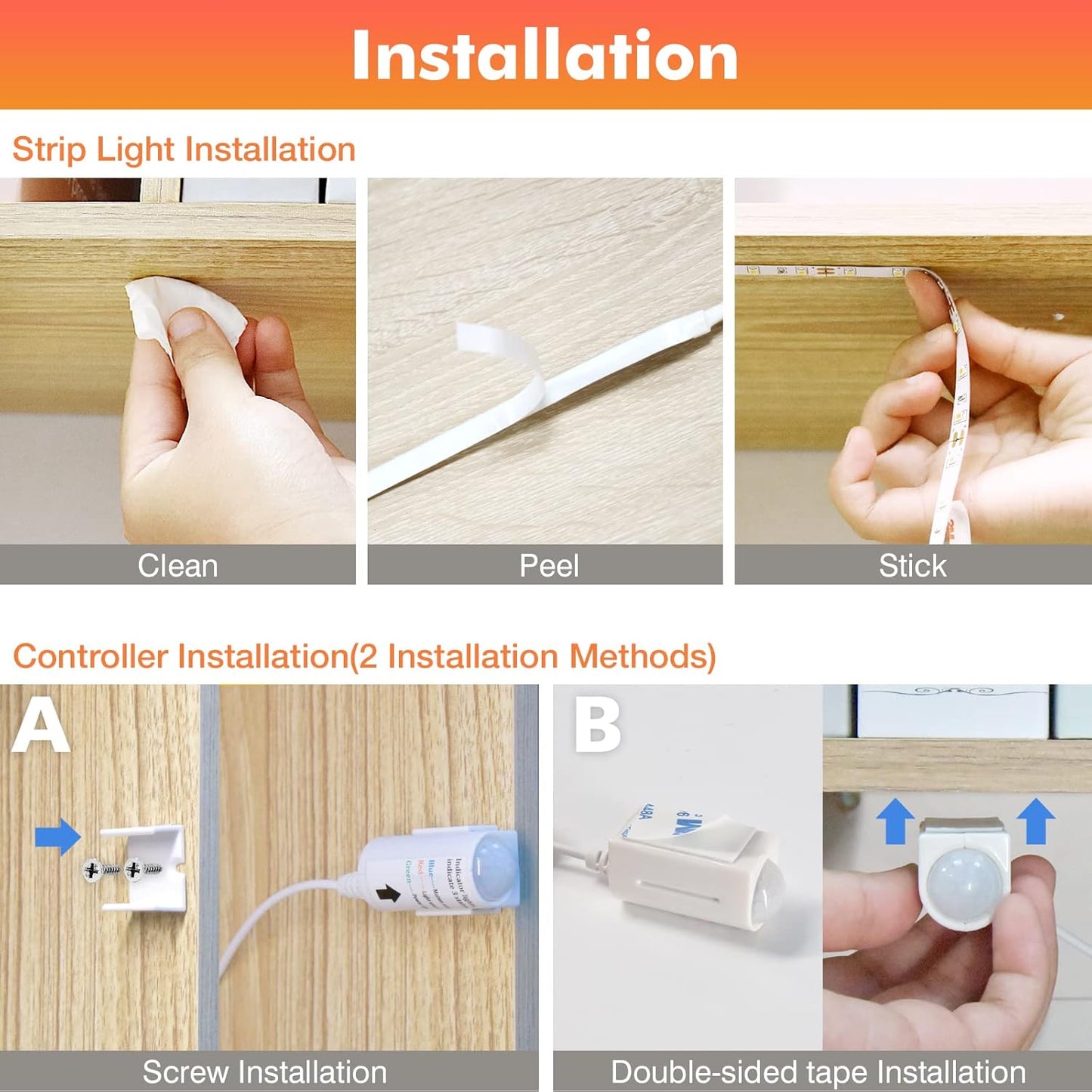 WOBANE Dimmable LED Tape – Practical Holiday Gift for RV Owners, College Students, and Retirees