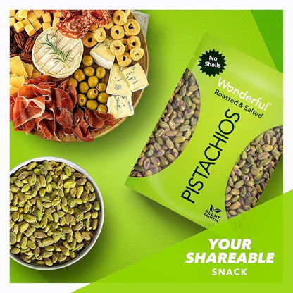 Wonderful Pistachios No Shells – Premium Pantry Gift for the Health-Conscious Friend or Coworker