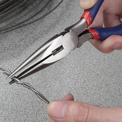 WORKPRO Polished Carbon Steel Pliers Set – Rust-Resistant Tools for Damp Garage and Basement Storage