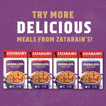 Zatarain's Jambalaya Rice Mix – Easy Weeknight Meal Base for Small Space Apartment Kitchens