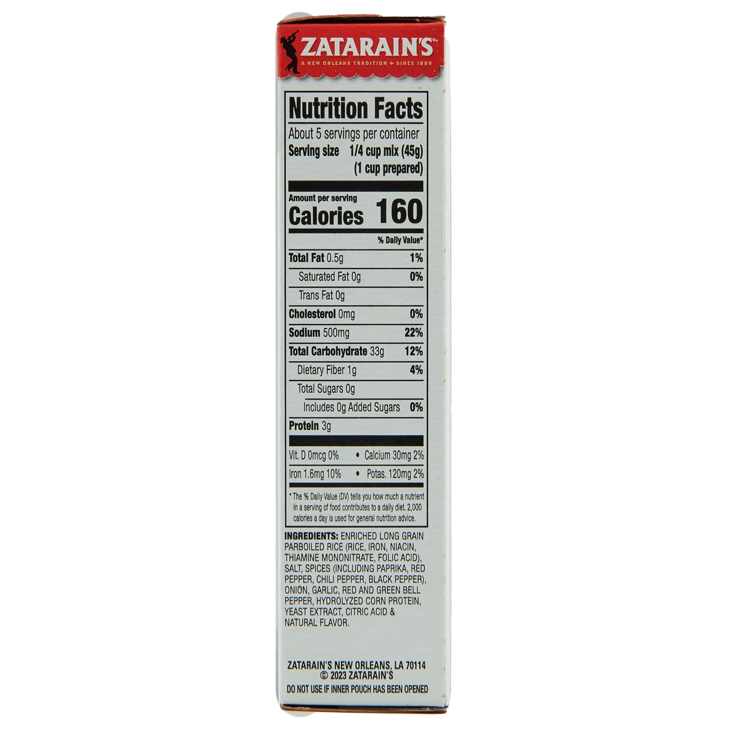Zatarain's Jambalaya Rice Mix – Easy Weeknight Meal Base for Small Space Apartment Kitchens