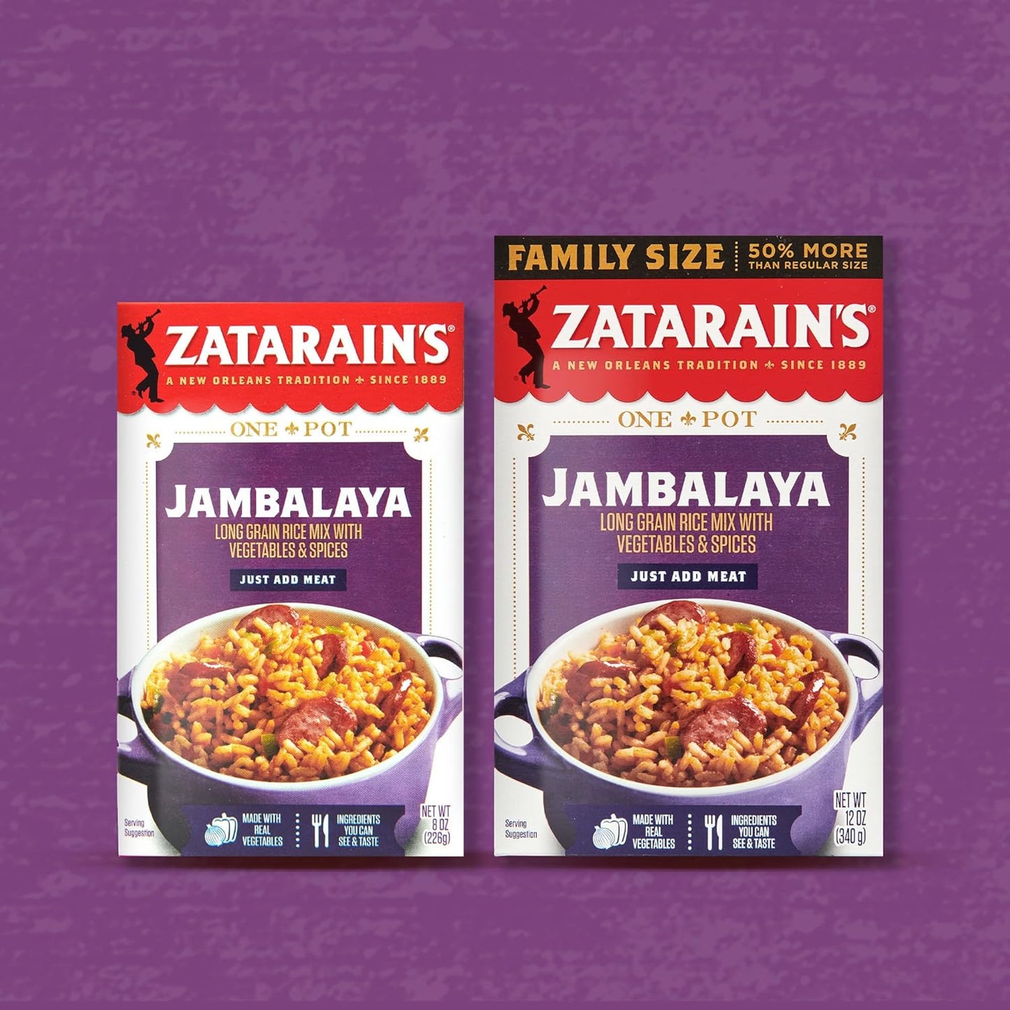 Zatarain's Jambalaya Rice Mix – Easy Weeknight Meal Base for Small Space Apartment Kitchens