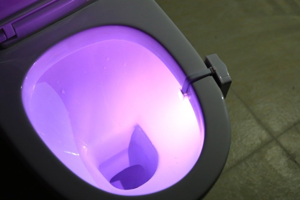 ZEZHOU LED Toilet Night Light – Toddler Potty Training Reward Lamp for Master and Kids Bathroom, Soft Glow Motion Sensor