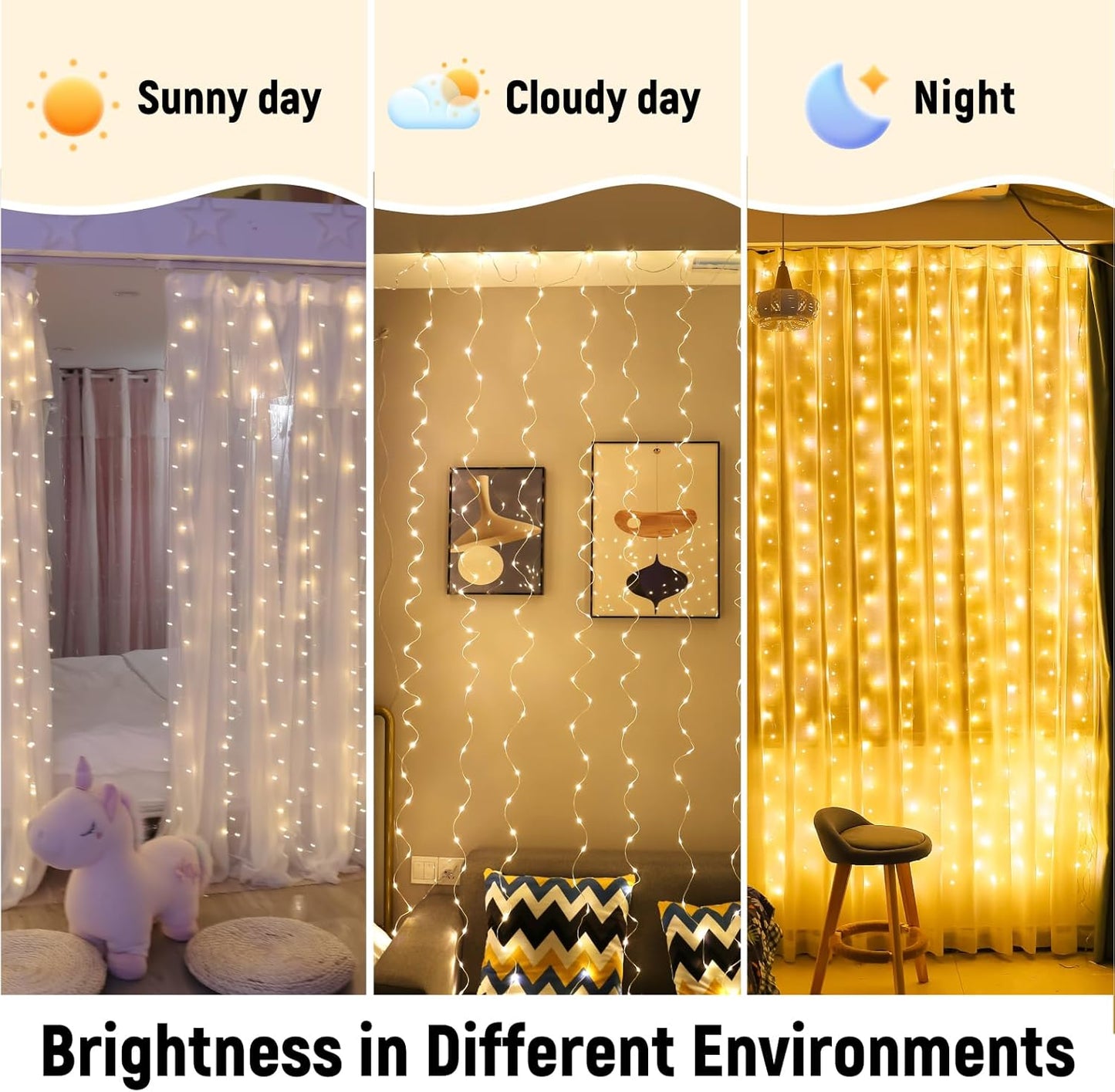 ZSJWL 300 LED Curtain Fairy Lights with Remote, 8 Modes Soft Glow Pink Lights for Self Care Night and Relaxation Corner Bedroom Setup